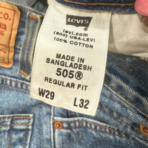 Levi's - 100% Cotton Straight Leg Denim - SZ 29 - Picture 3 of 5